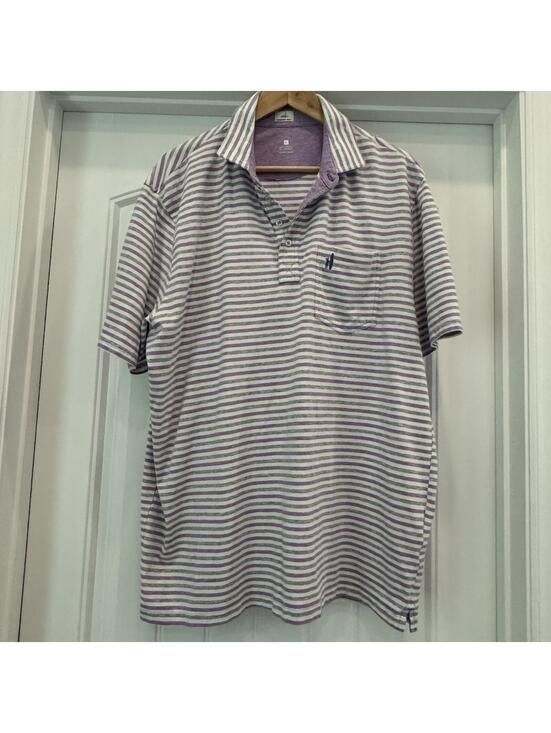 Johnnie-O Other - Johnnie-O Hangin' Out XL Striped Polo Shirt